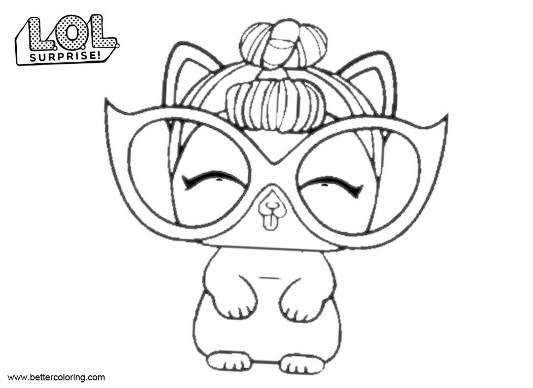 LOL Pets Coloring Pages It Kitty - Free Printable Coloring Pages