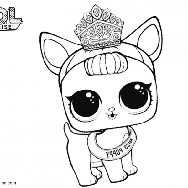 LOL Pets Coloring Pages M C Hammy - Free Printable Coloring Pages