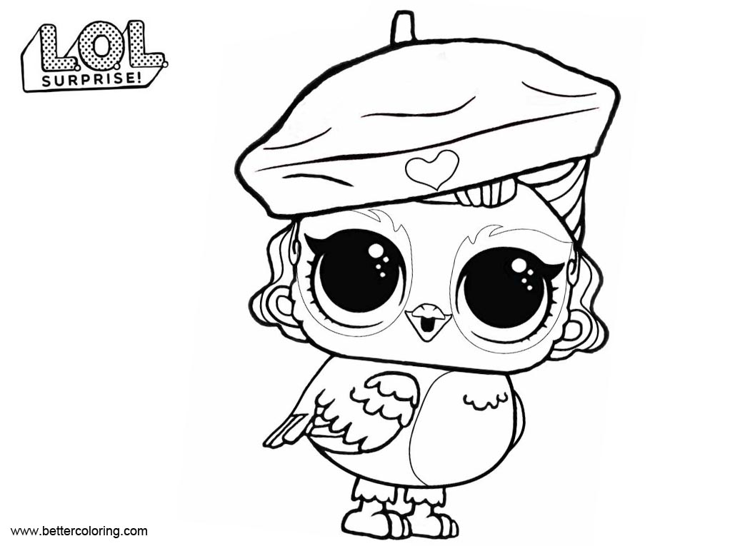 Free LOL Pets Coloring Pages printable
