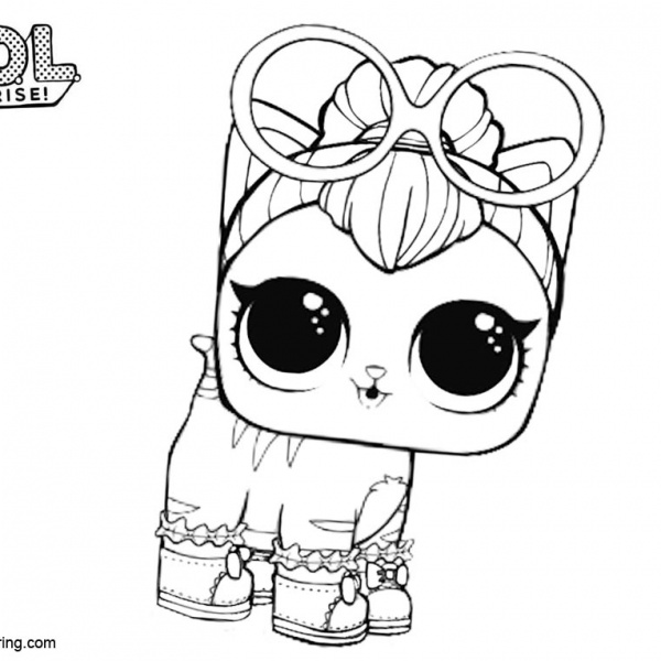 LOL Surprise Pets Coloring Pages Rolls - Free Printable Coloring Pages