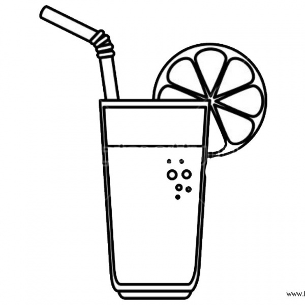 Lemonade Coloring Pages Printable