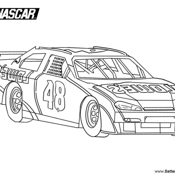 Nascar Coloring Pages - Free Printable Coloring Pages
