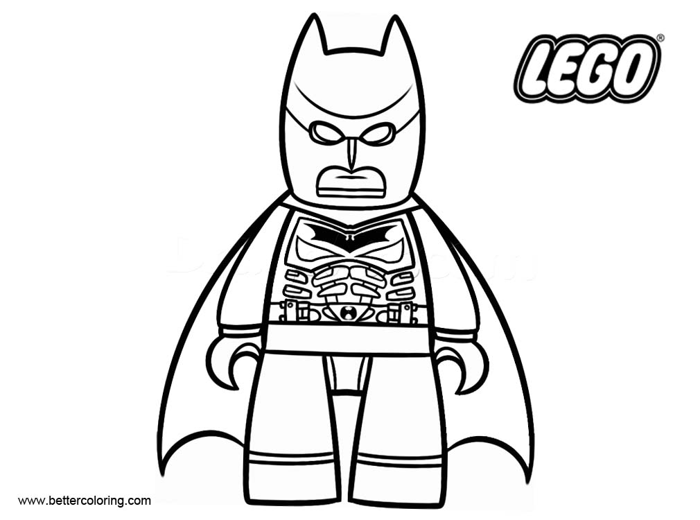 Free Marvel LEGO Batman Superhero Coloring Pages printable