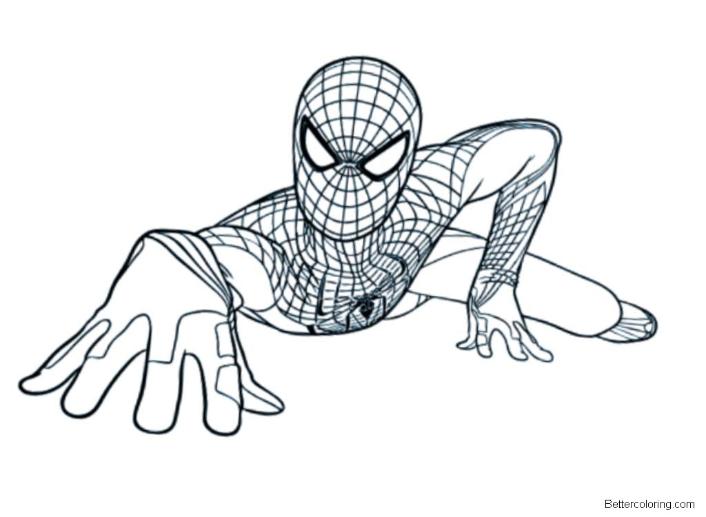 Download Marvel Spiderman Homecoming Coloring Pages - Free Printable Coloring Pages