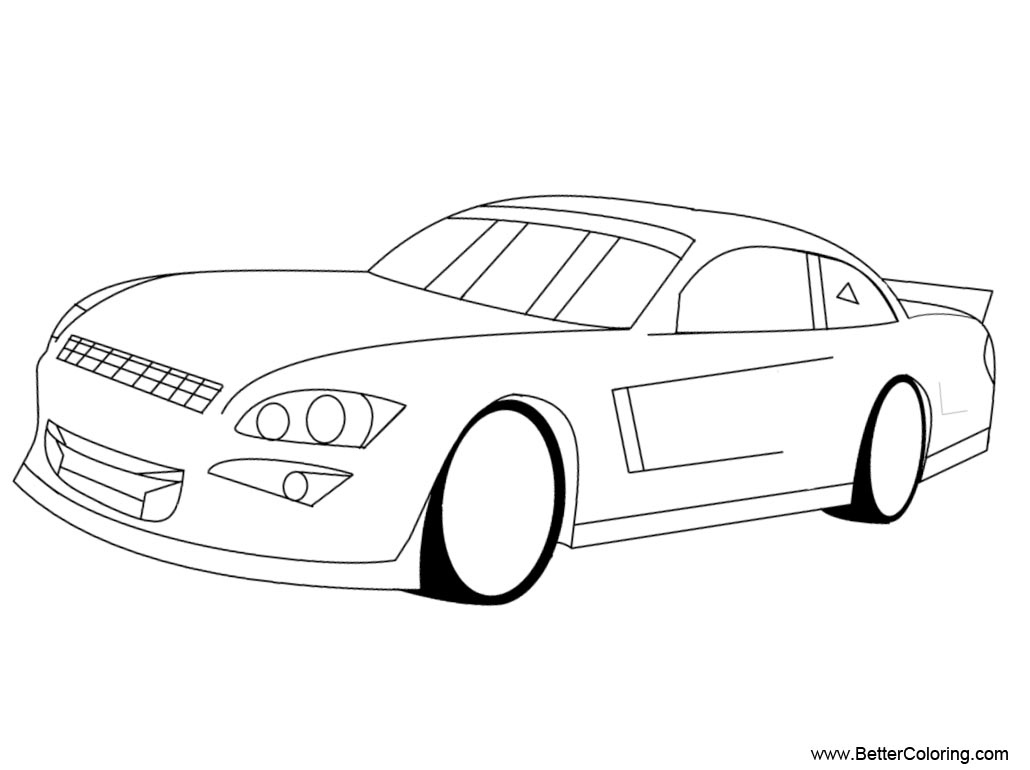 Free Nascar Coloring Pages Chevy Impala Base by monkeyfan250 printable