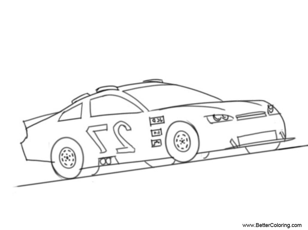 Nascar Coloring Pages No 27 - Free Printable Coloring Pages