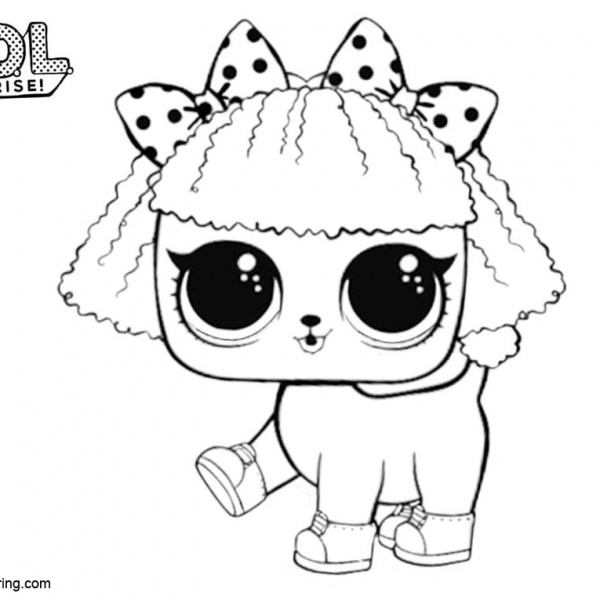 LOL Pets Coloring Pages Three Pets - Free Printable Coloring Pages