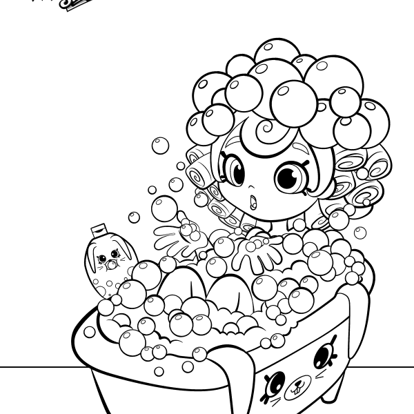 Shoppies Coloring Pages - Free Printable Coloring Pages