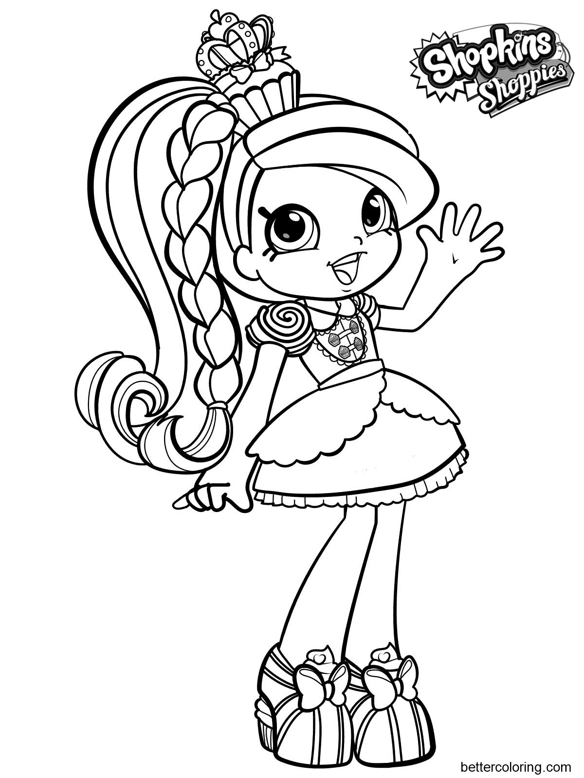 Shoppies Coloring Pages Jessicake - Free Printable Coloring Pages