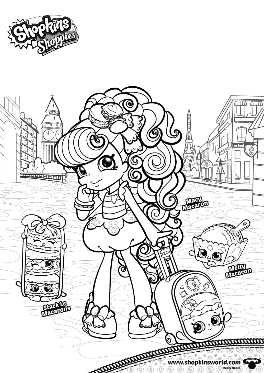 Shoppies Coloring Pages Shopkins Macy Macaron Free Printable Coloring Shoppies Coloring Pages Shopkins Macy Macaron Free Printable Coloring