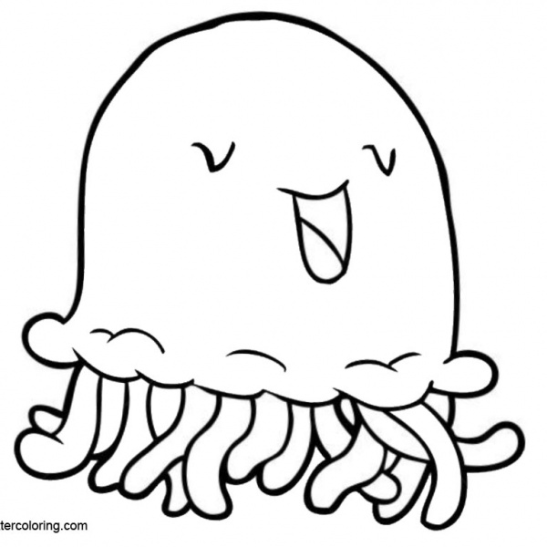 Jellyfish Coloring Pages - Free Printable Coloring Pages