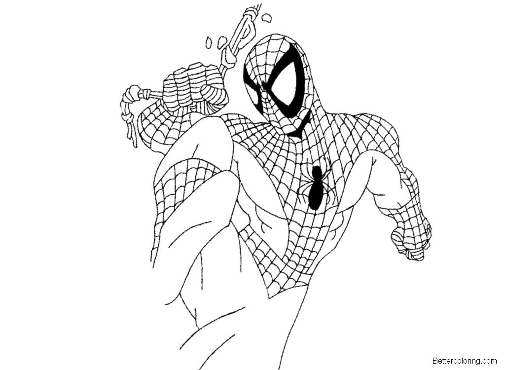 Download Spiderman Homecoming Coloring Pages Sketch - Free Printable Coloring Pages