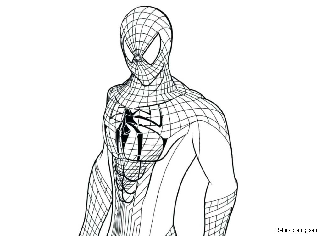 Spiderman Homecoming Coloring Pages Superhero - Free Printable Coloring Pag...