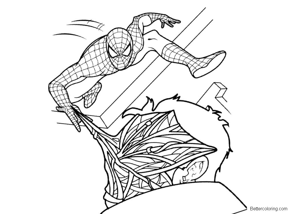 Free Spiderman Homecoming Coloring Pages from Marvel Comics printable