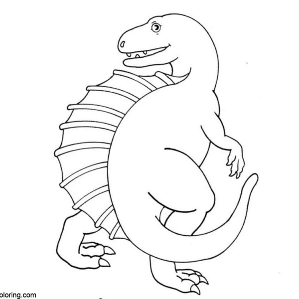 Spinosaurus Coloring Pages Realistic Drawing - Free Printable Coloring