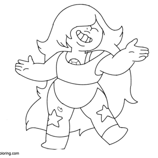 Steven Universe Coloring Pages Sapphire - Free Printable Coloring Pages