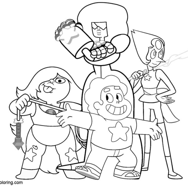 Steven Universe Coloring Sheet