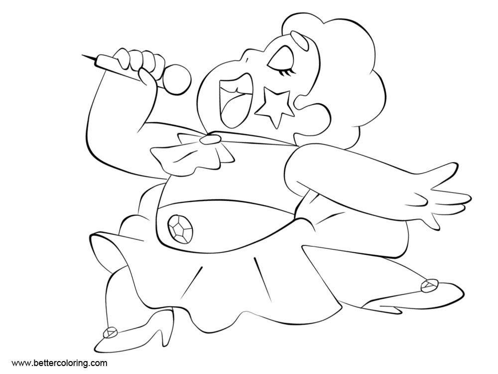 Free Steven Universe Coloring Pages Crossdressing Lineart by xXAtroZXx printable