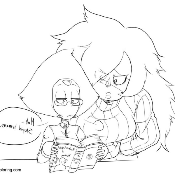 Steven Universe Coloring Pages with Lion by yampuff - Free Printable ...