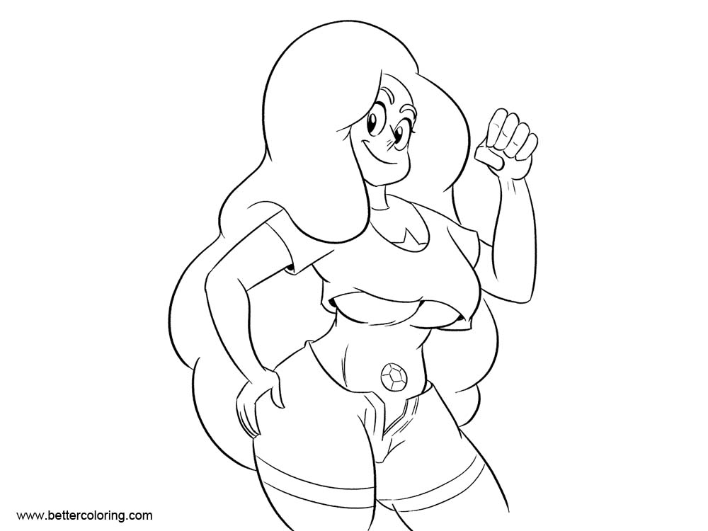 Free Steven Universe Coloring Pages Stevonnie printable