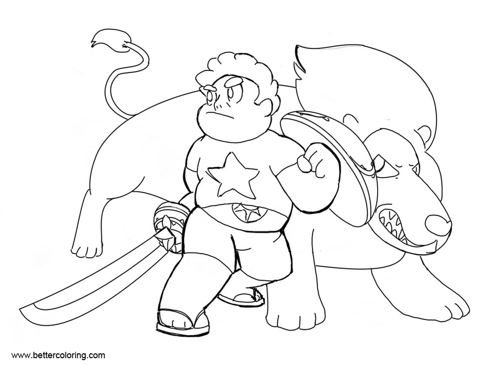 Free Steven Universe Coloring Pages by DJPSYC printable