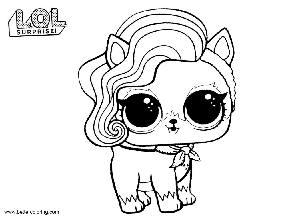 Download Sur fur Puppy from LOL Pets Coloring Pages - Free ...