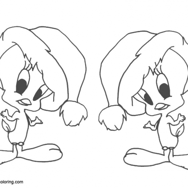 Magician Tweety Bird Coloring Pages - Free Printable Coloring Pages