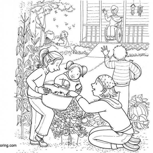 Adults Garden Coloring Pages - Free Printable Coloring Pages