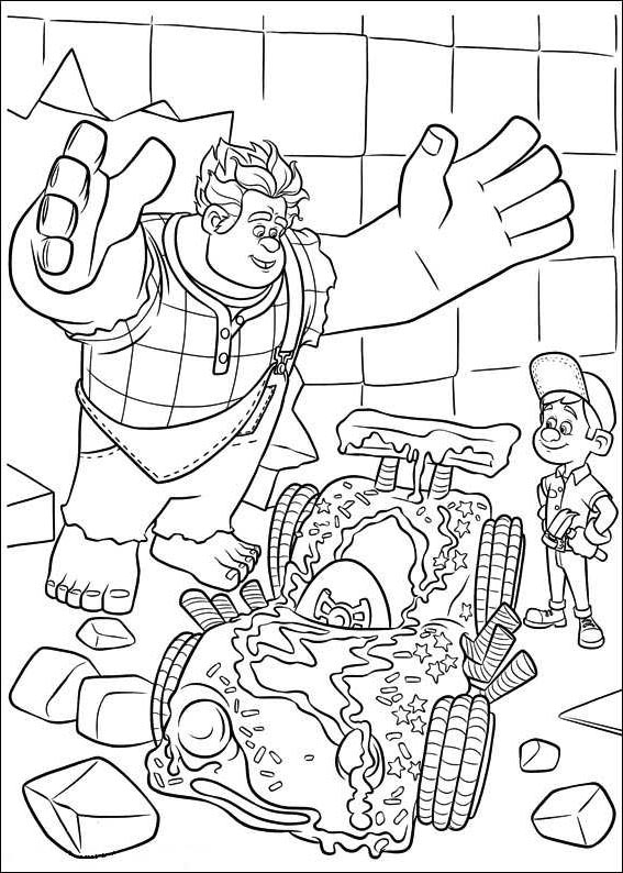 Free Wreck It Ralph Coloring Pages Felix Ralph printable