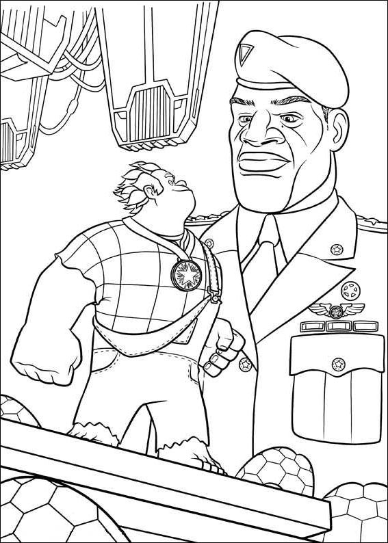 Wreck It Ralph Coloring Pages Proud Ralph - Free Printable Coloring Pages