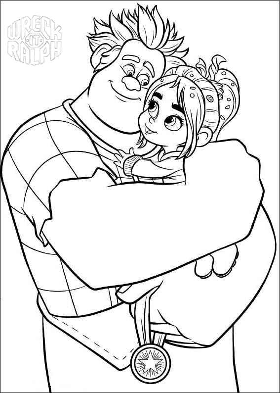 Free Wreck It Ralph Coloring Pages printable