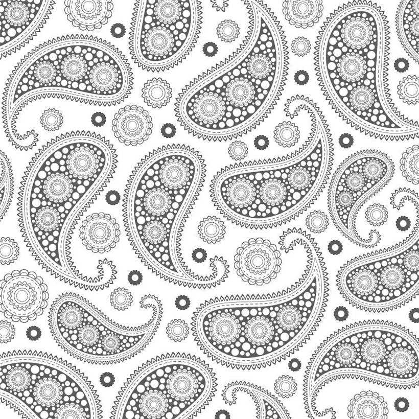 Free Awesome Paisley Coloring Pages printable