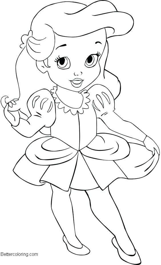 980 Disney Princess Coloring Pages Easy Download Free Images