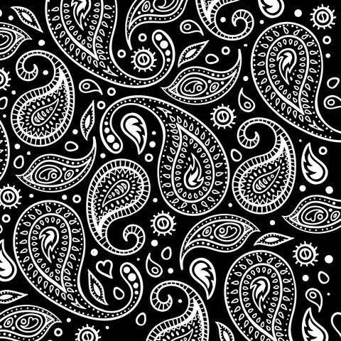 Cowboy Bandana Coloring Page