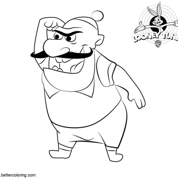 Granny from Looney Tunes Coloring Pages - Free Printable Coloring Pages