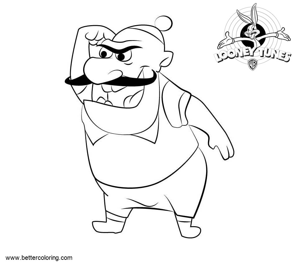 Free Blacque Jacque Shellacque from Looney Tunes Coloring Pages printable
