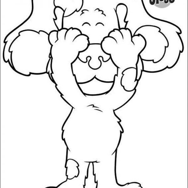Blue's Clues Coloring Pages with Magenta - Free Printable Coloring Pages