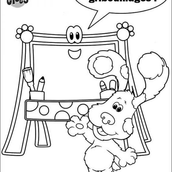 Mailbox from Blue's Clues Coloring Pages - Free Printable Coloring Pages