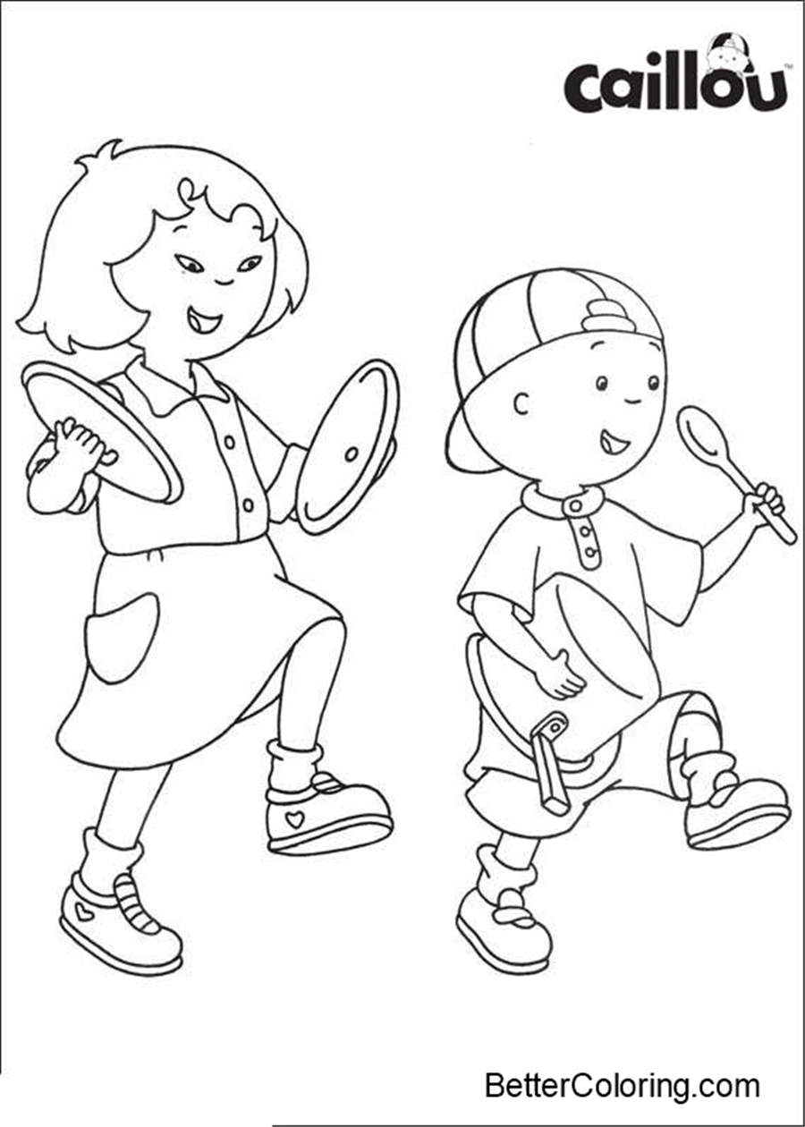 Download Mommy Caillou Pages Coloring Pages