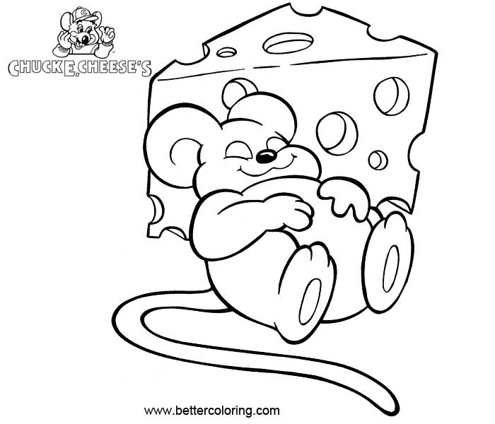 Free Chuck E Cheese Coloring Pages Enjoy the Cheese printable