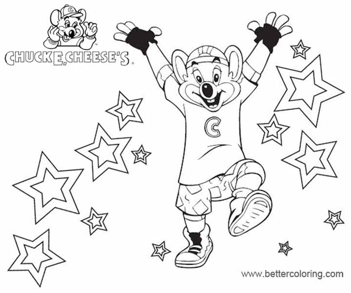 Free Chuck E Cheese Coloring Pages Worlds Best Grandpa printable