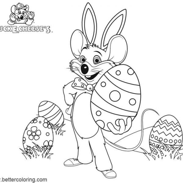 Chuck E Cheese Coloring Pages Halloween - Free Printable Coloring Pages