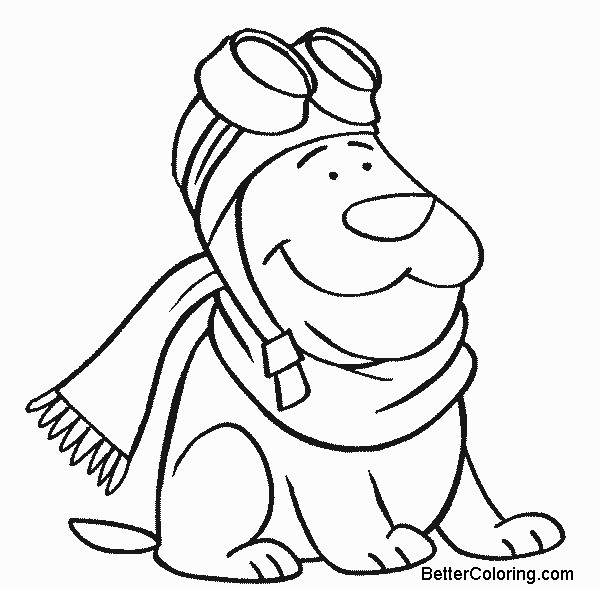 Free Clifford Coloring Pages Dog Ttown printable