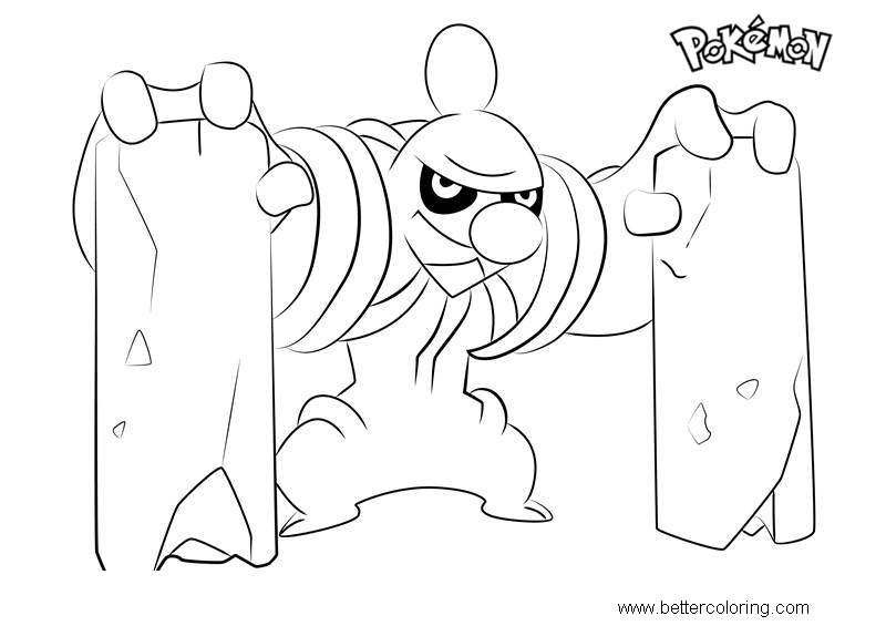 Free Conkeldurr from Pokemon Coloring Pages printable