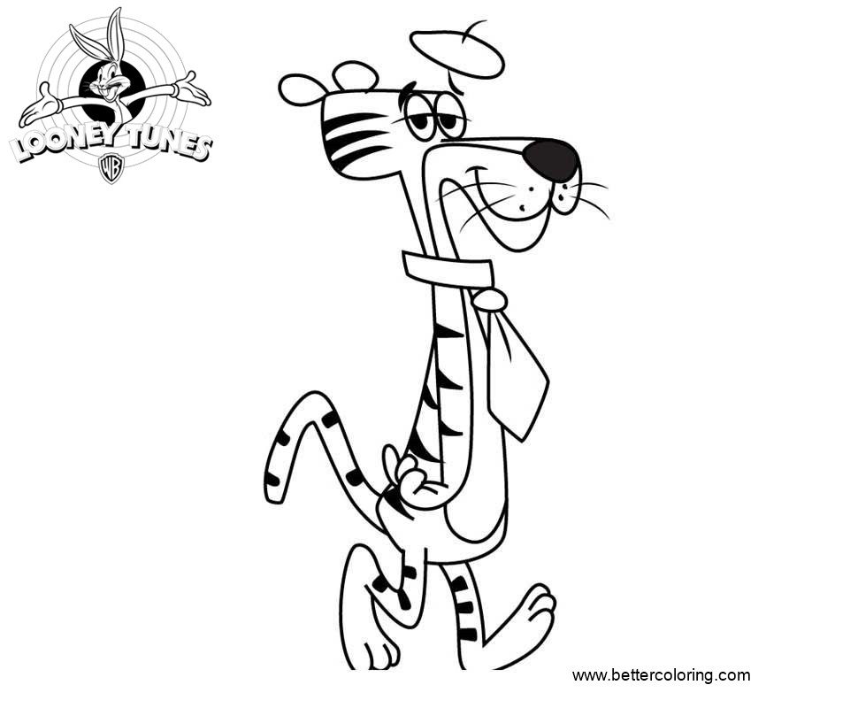 Free Cool Cat from Looney Tunes Coloring Pages printable