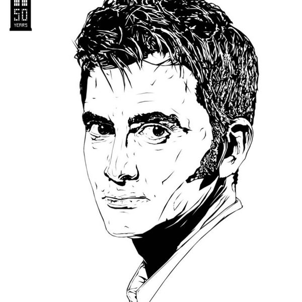 Doctor Who Coloring Pages Christopher Eccleston - Free Printable