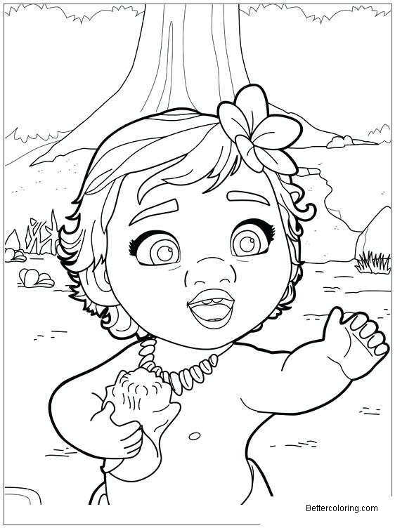 Free Disney Moana Coloring Pages Princess Coloring Pages Line Drawing printable