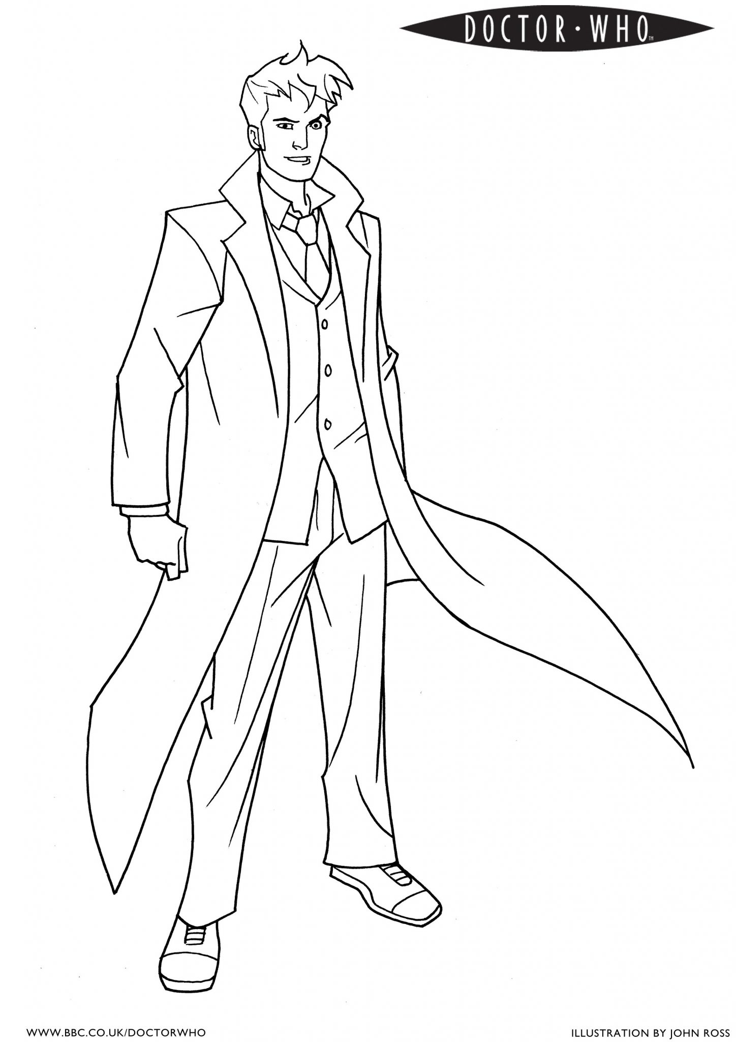 Free Doctor Who Coloring Pages Character printable