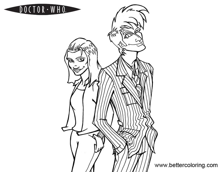 Free Doctor Who Coloring Pages Drawing Picture printable