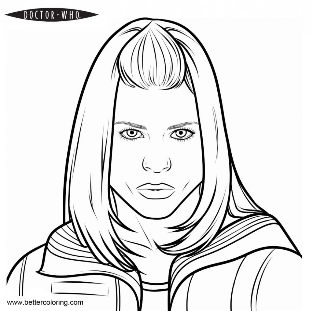 Doctor Who Coloring Pages Christopher Eccleston - Free Printable